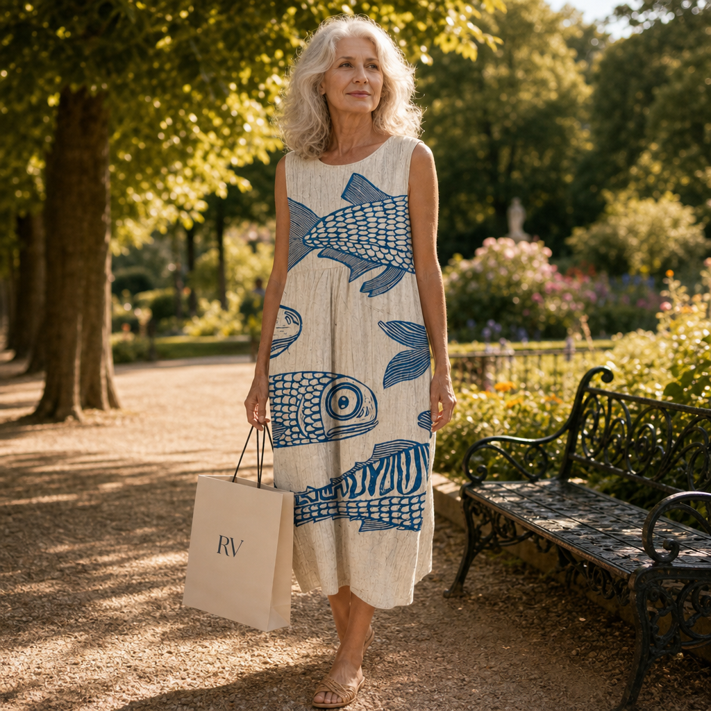 Margrit | Fliessendes und bequemes Kleid