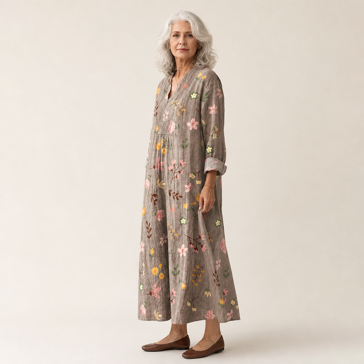 Babette | Schmeichelndes bedrucktes Sommerkleid