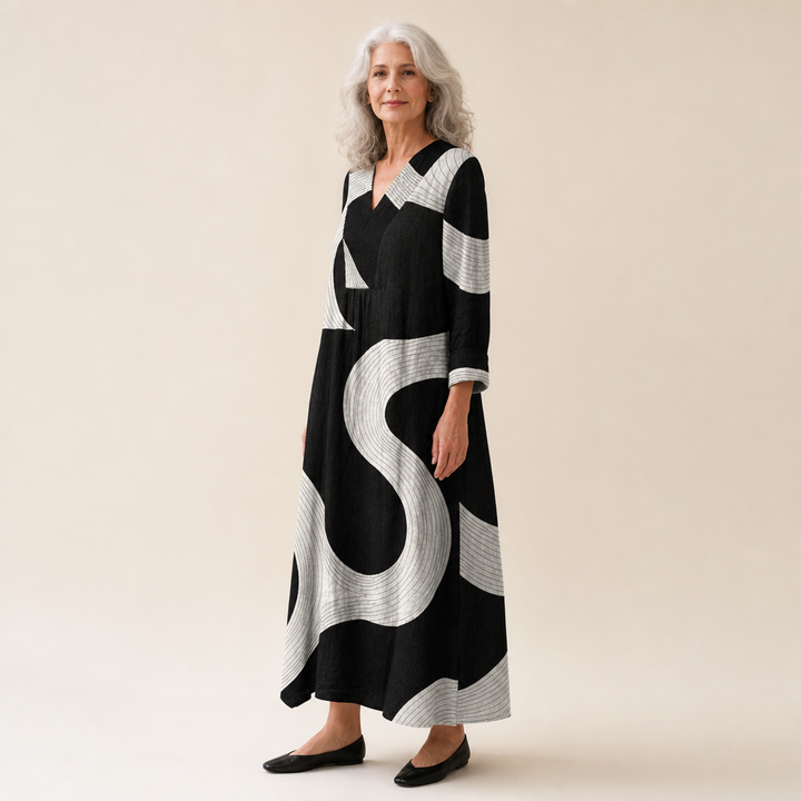 Paula | Schmeichelndes bedrucktes Sommerkleid