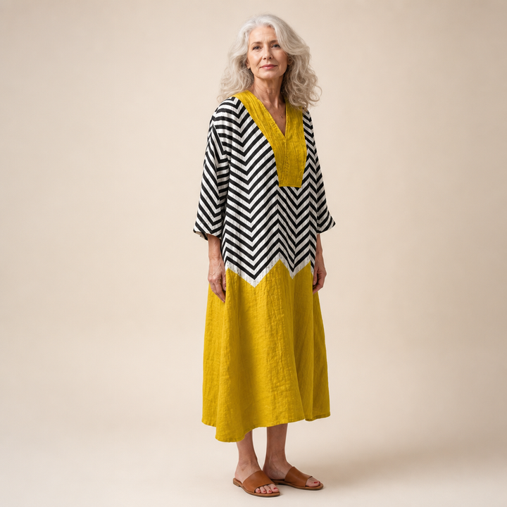 Ottilia | Schmeichelndes bedrucktes Sommerkleid