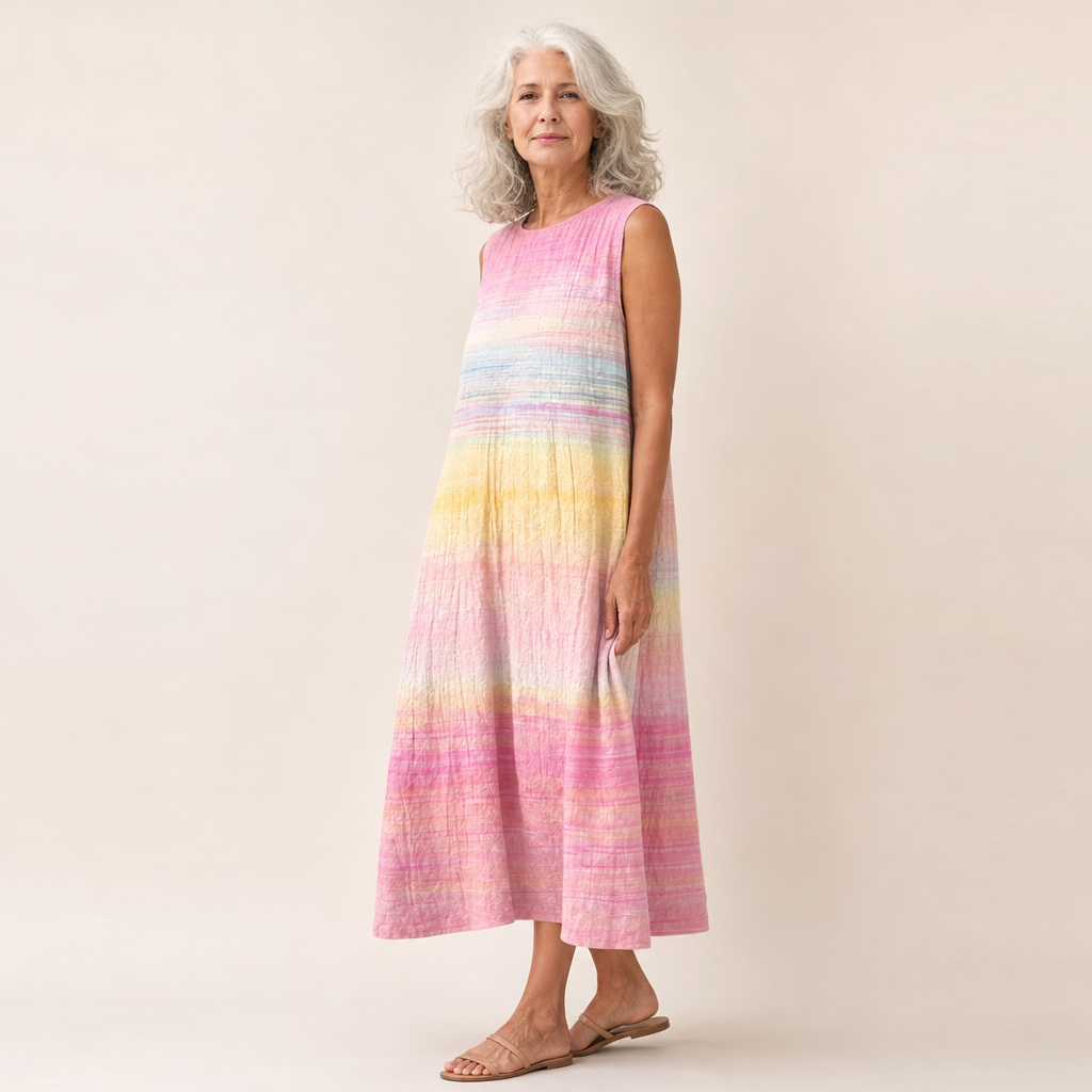 Martha | Bequemes ärmelloses Sommerkleid