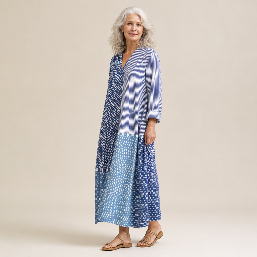 Anneliese | Schmeichelndes bedrucktes Sommerkleid