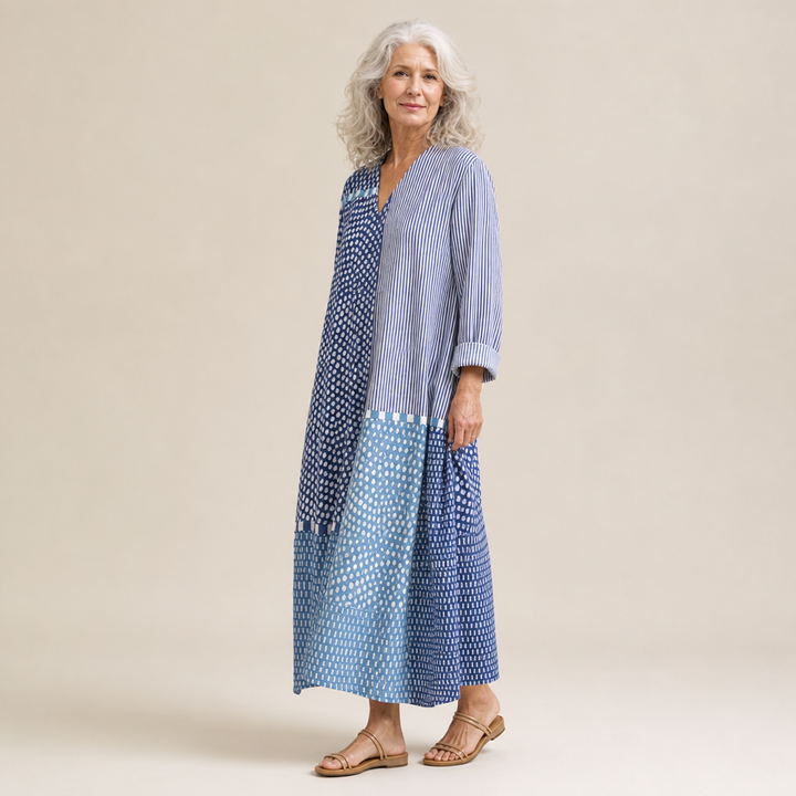 Anneliese | Schmeichelndes bedrucktes Sommerkleid