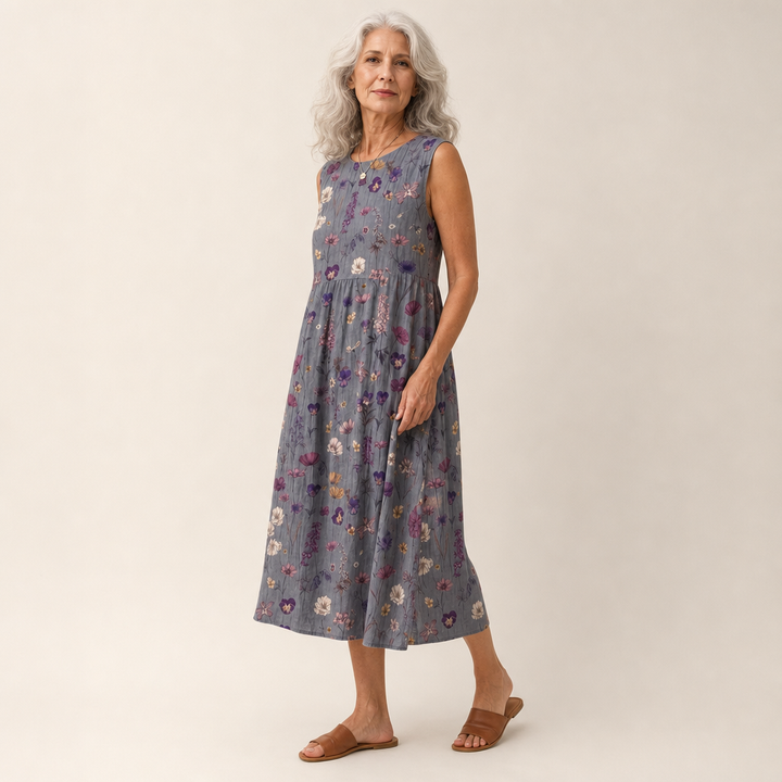 Dora | Bequemes ärmelloses Sommerkleid