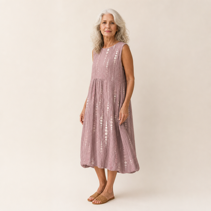 Lara | Bequemes ärmelloses Sommerkleid