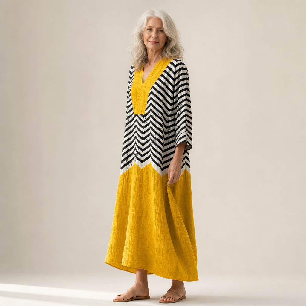 Annetta | Schmeichelndes bedrucktes Sommerkleid