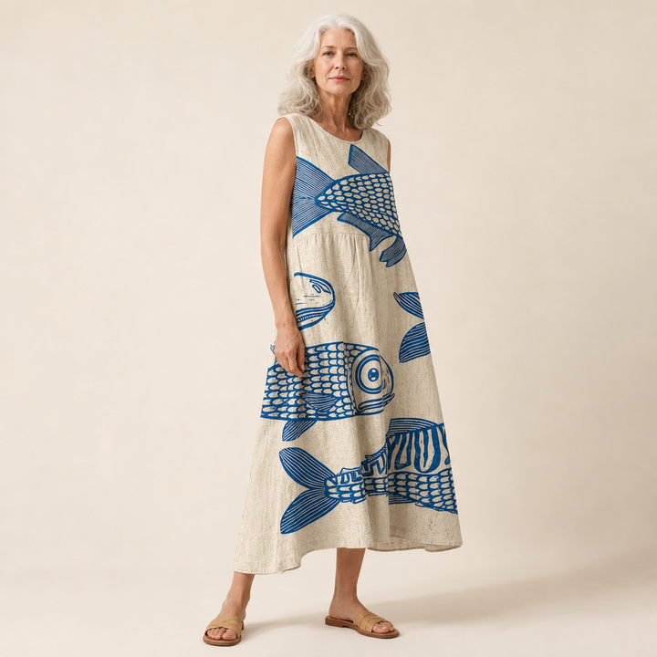 Margrit | Fliessendes und bequemes Kleid