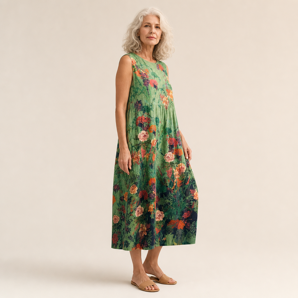 Patrizia | Bequemes ärmelloses Sommerkleid