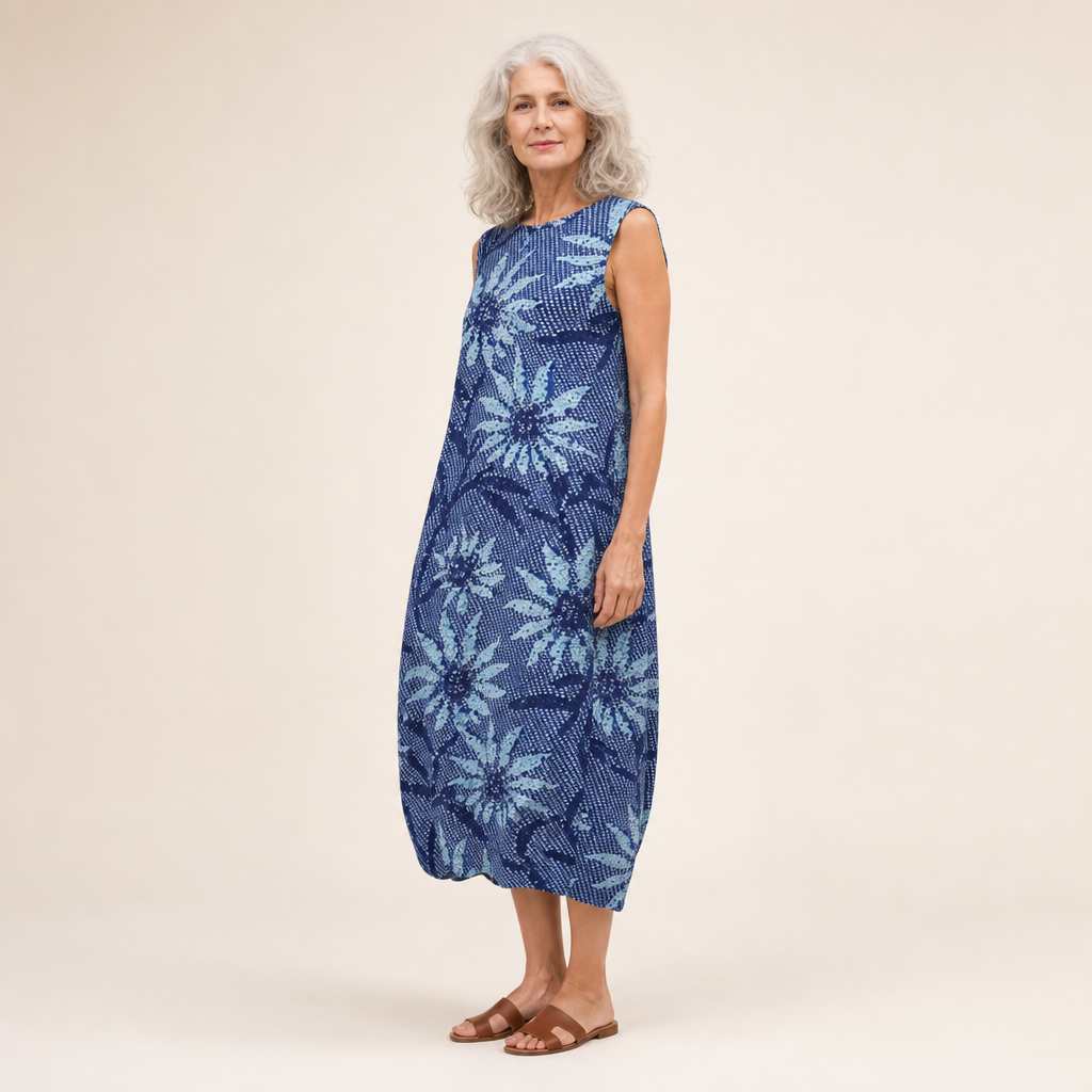 Jolanda | Bequemes ärmelloses Sommerkleid