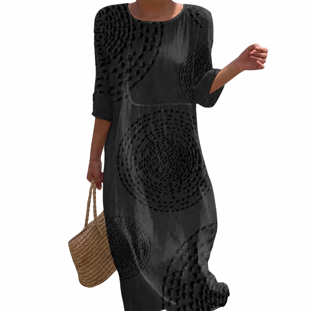 Clémence | Lässiges besticktes Kleid