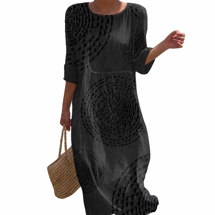 Clémence | Lässiges besticktes Kleid