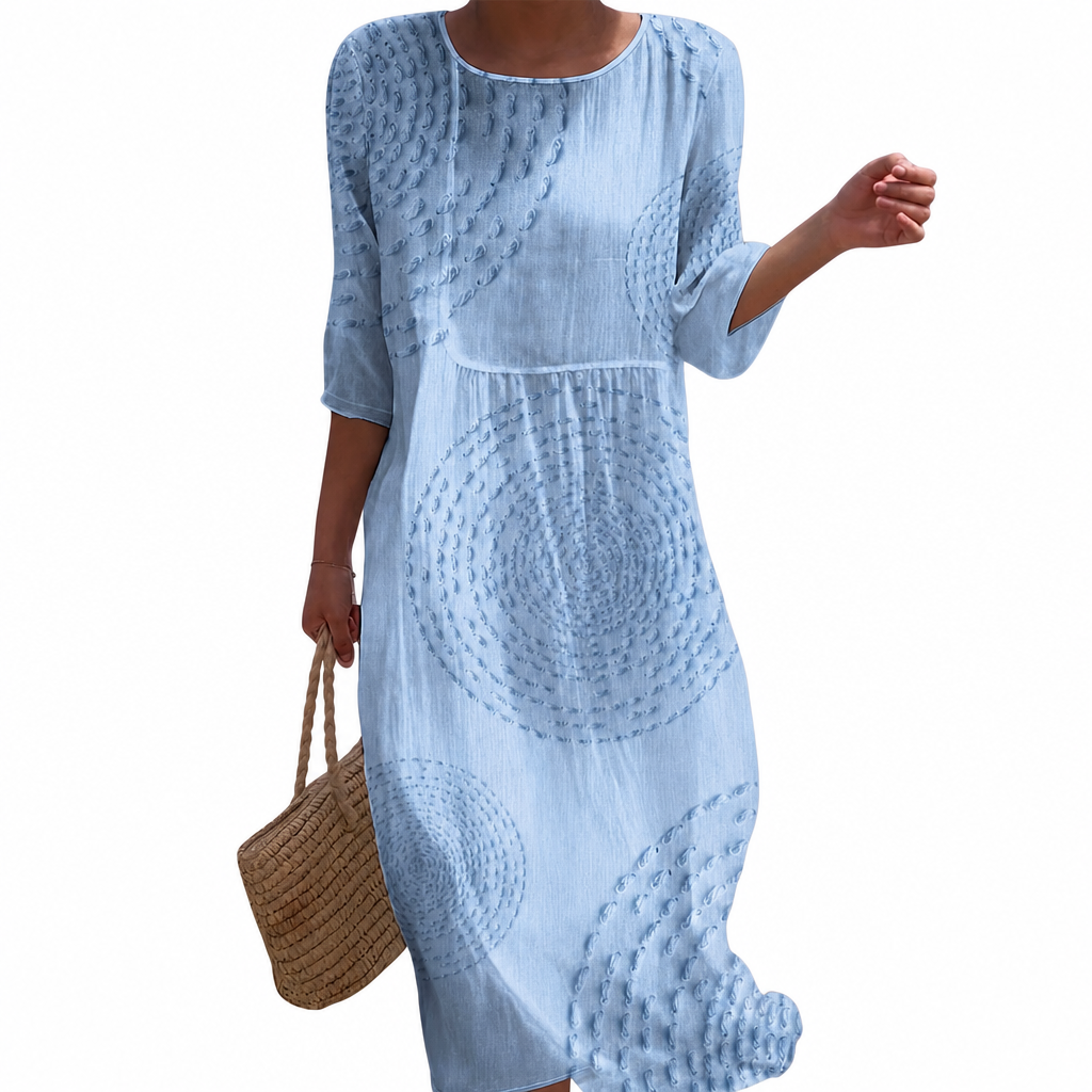Océane | Lässiges besticktes Kleid