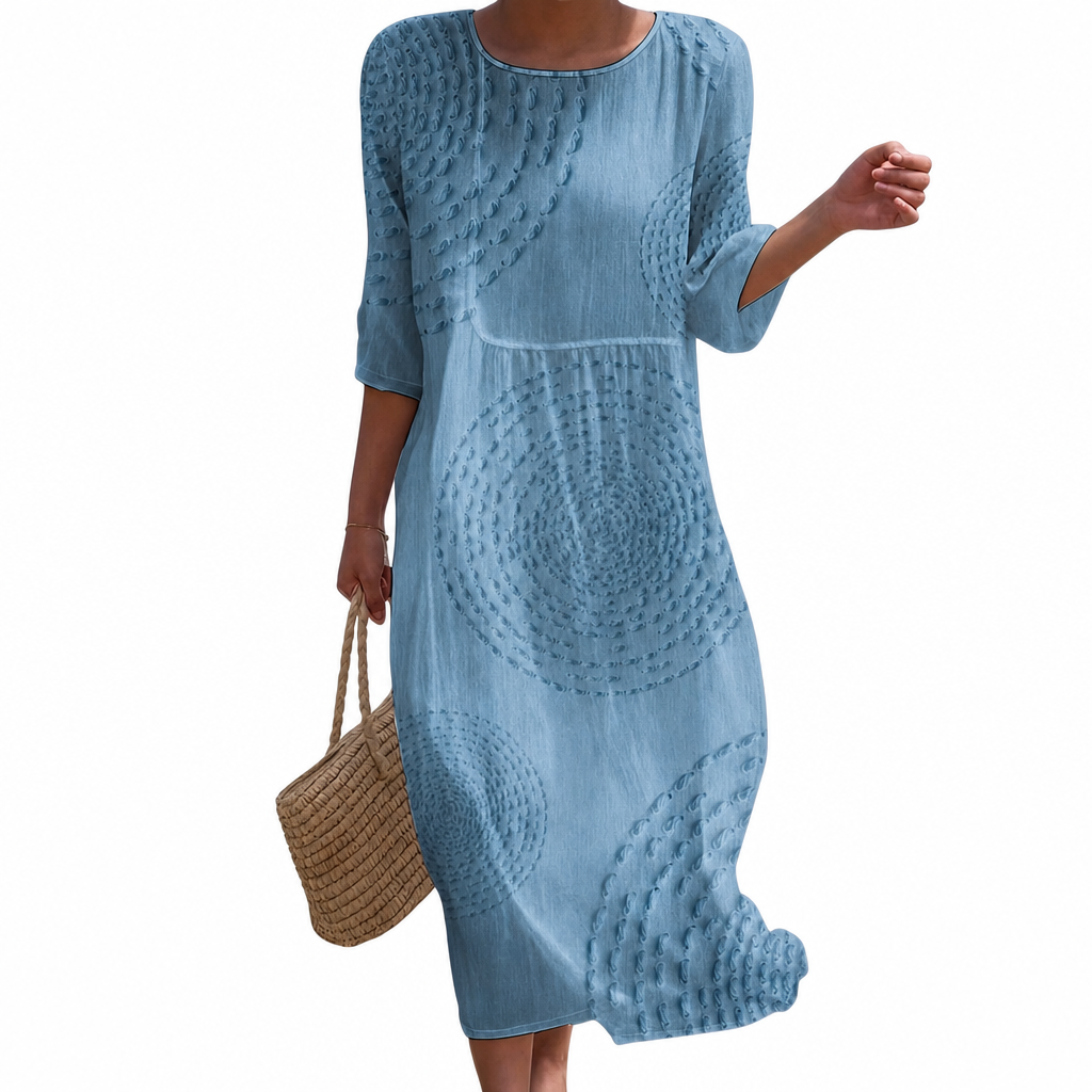 Camille | Lässiges besticktes Kleid