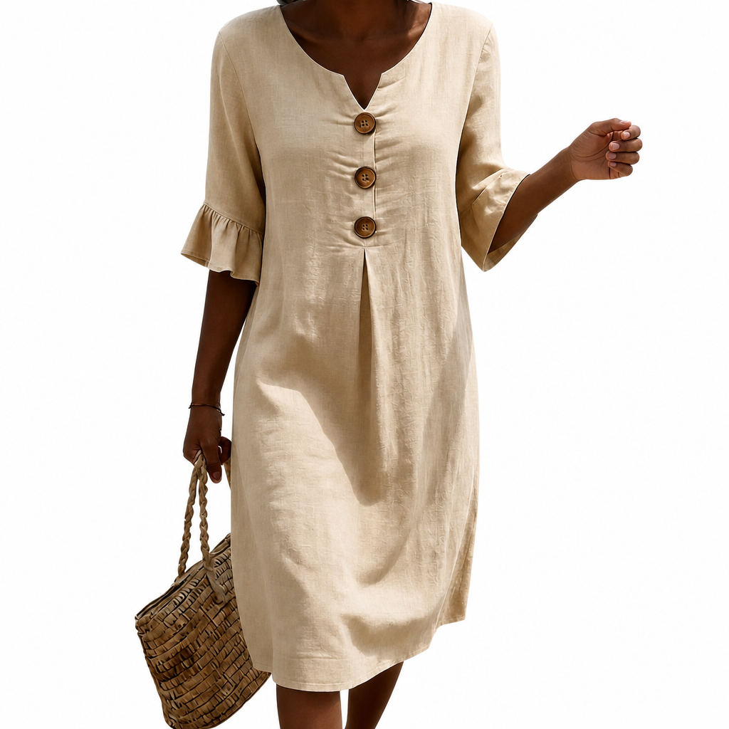 Joséphine | Lässiges Kleid mit Blumenmuster