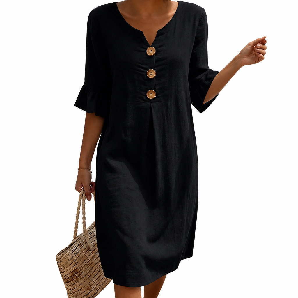 Romane | Lässiges Kleid mit Blumenmuster