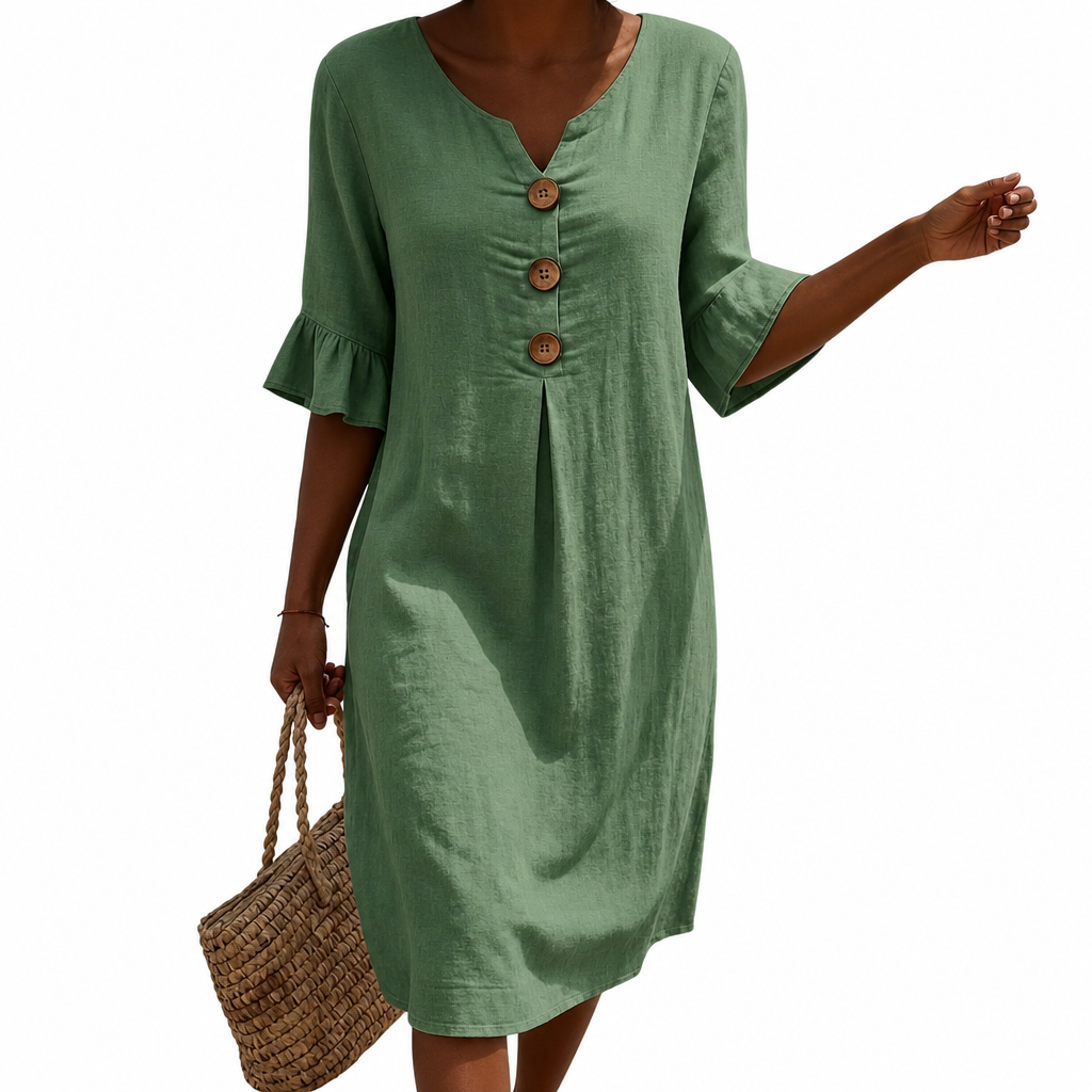 Garance | Lässiges Kleid mit Blumenmuster