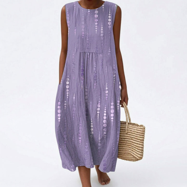 Regina | Bequemes ärmelloses Sommerkleid
