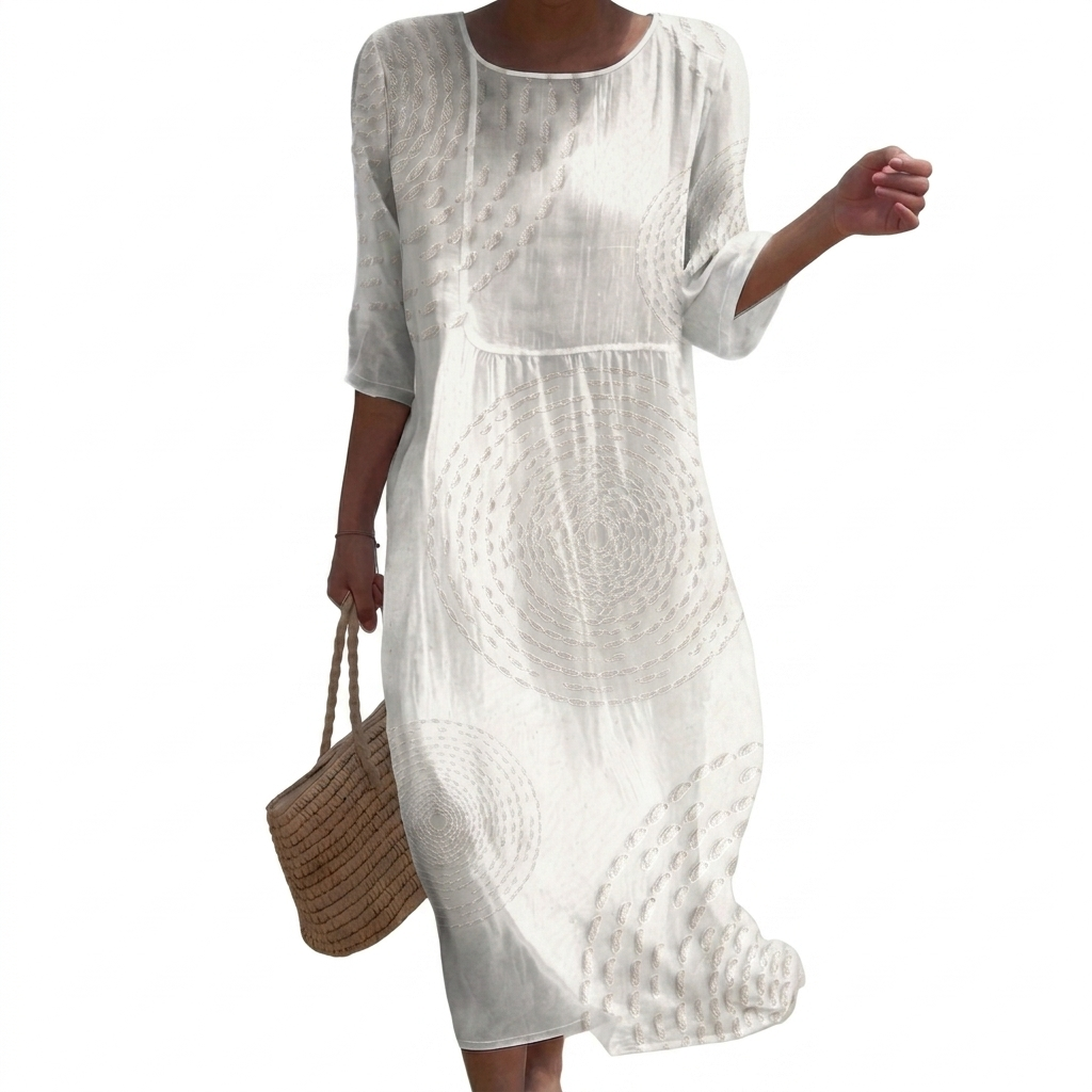 Anaïs | Lässiges besticktes Kleid