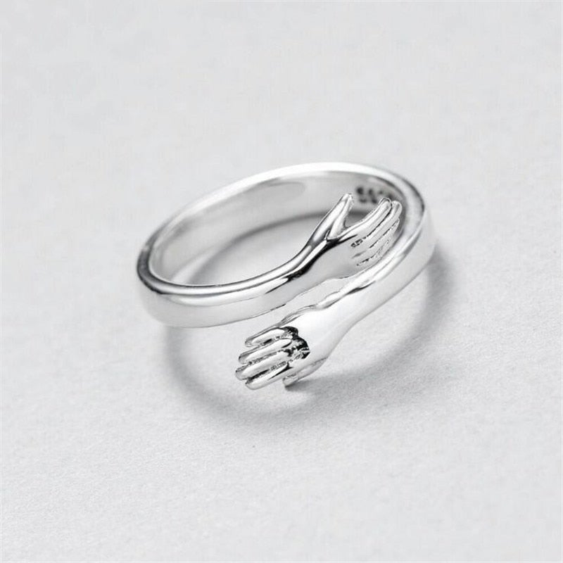 Isolde | Verstellbarer Hug-Ring aus Silber