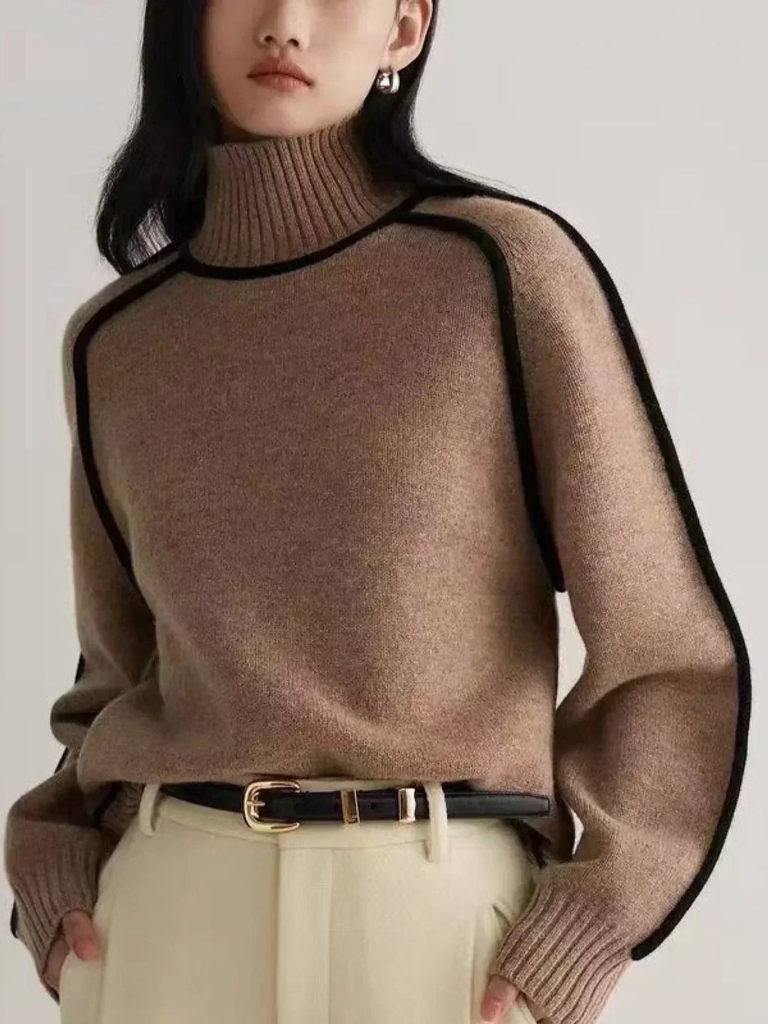 Karolina | Eleganter Rollkragenpullover