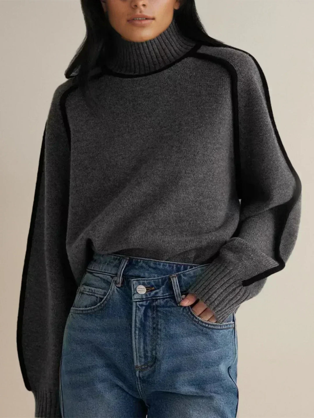 Karolina | Eleganter Rollkragenpullover