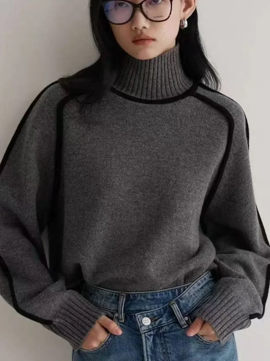 Karolina | Eleganter Rollkragenpullover
