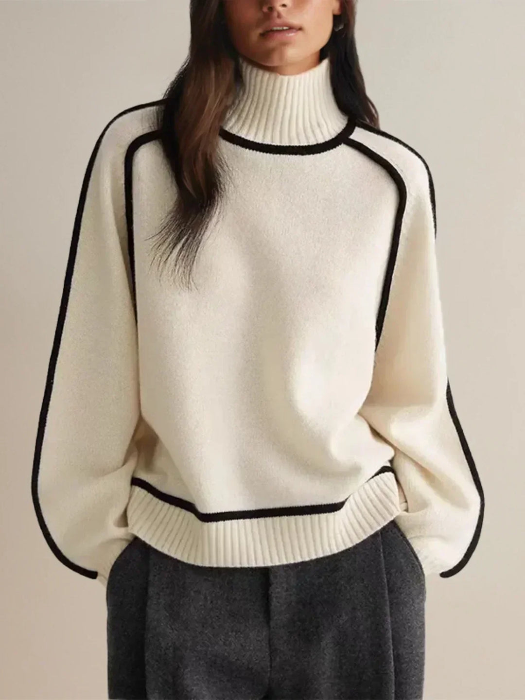 Karolina | Eleganter Rollkragenpullover