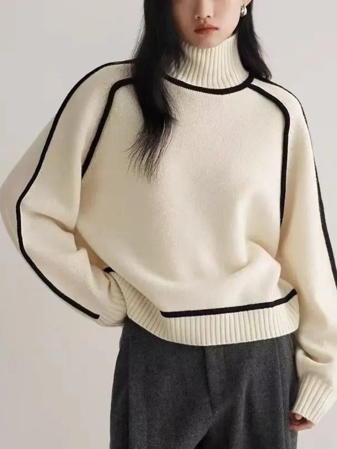Karolina | Eleganter Rollkragenpullover