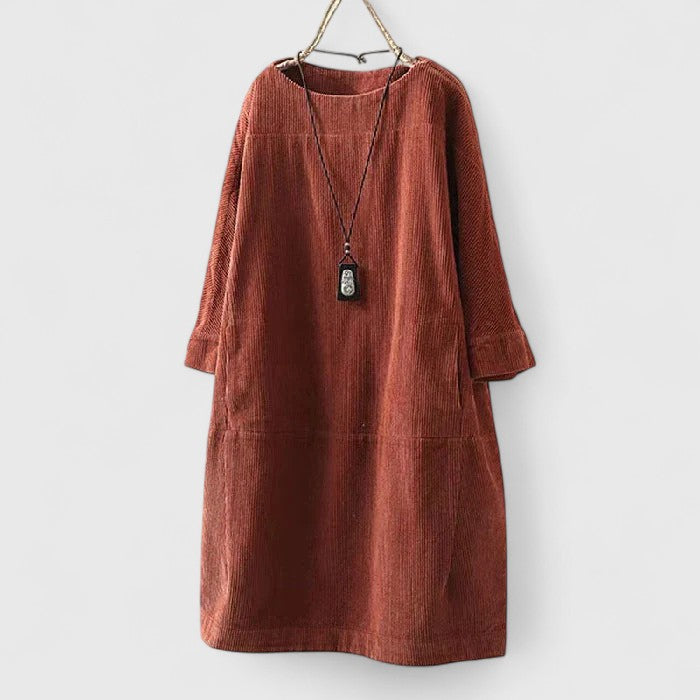 Alessandra | Bequemes Midikleid