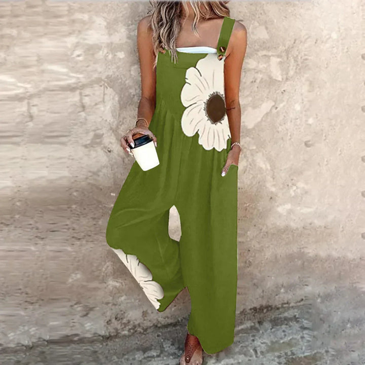 Duscha | Latzhose mit kontrastierter Blüte