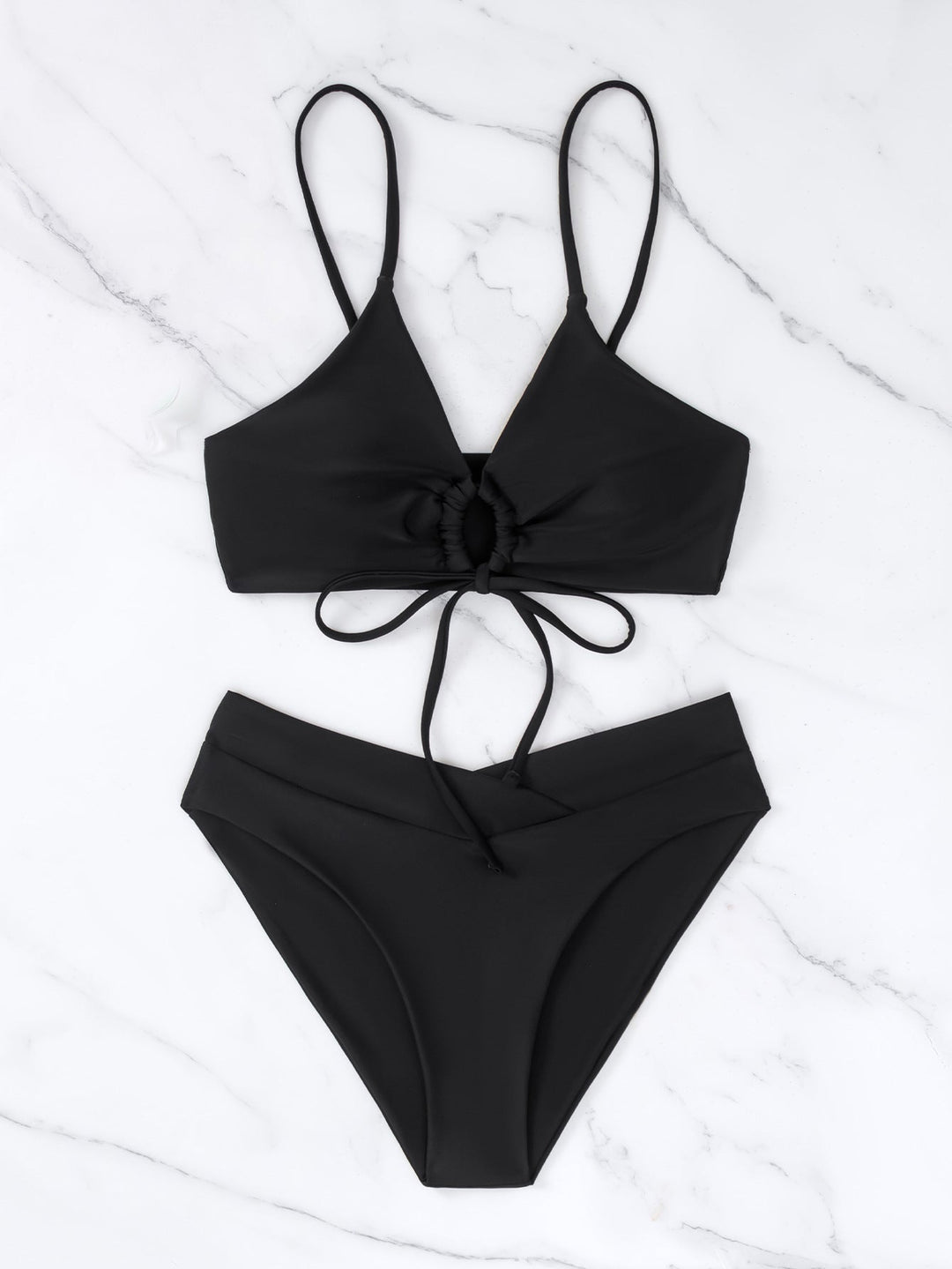 Marianne | Zweiteiliges Bikini-Set mit Frontknoten