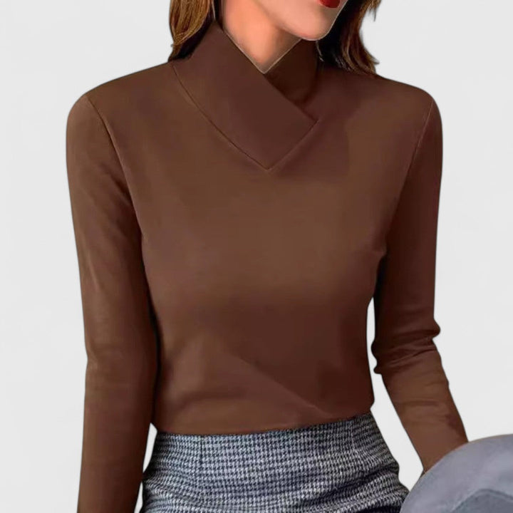 Melissa | Eleganter Rollkragen-Pullover