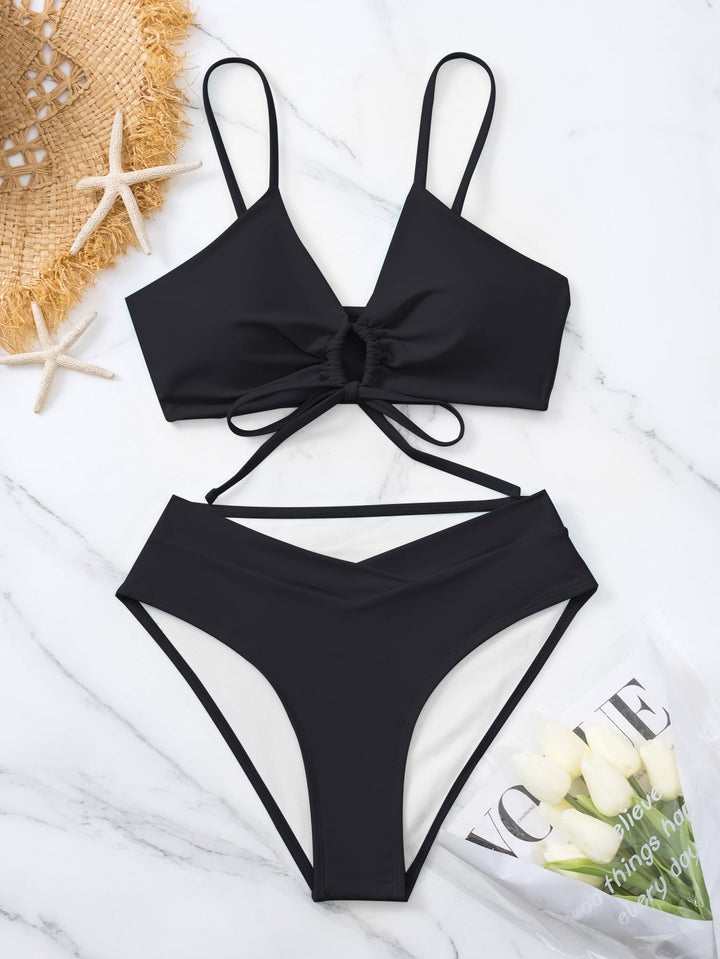 Marianne | Zweiteiliges Bikini-Set mit Frontknoten