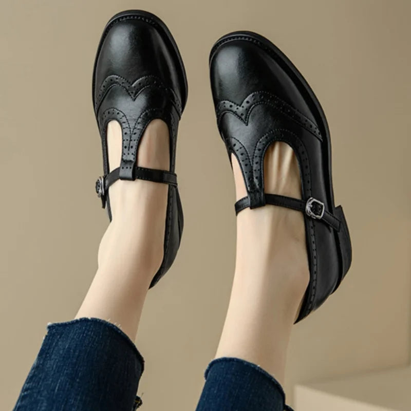 Alexandra | Elegante Mary Janes mit T-Steg