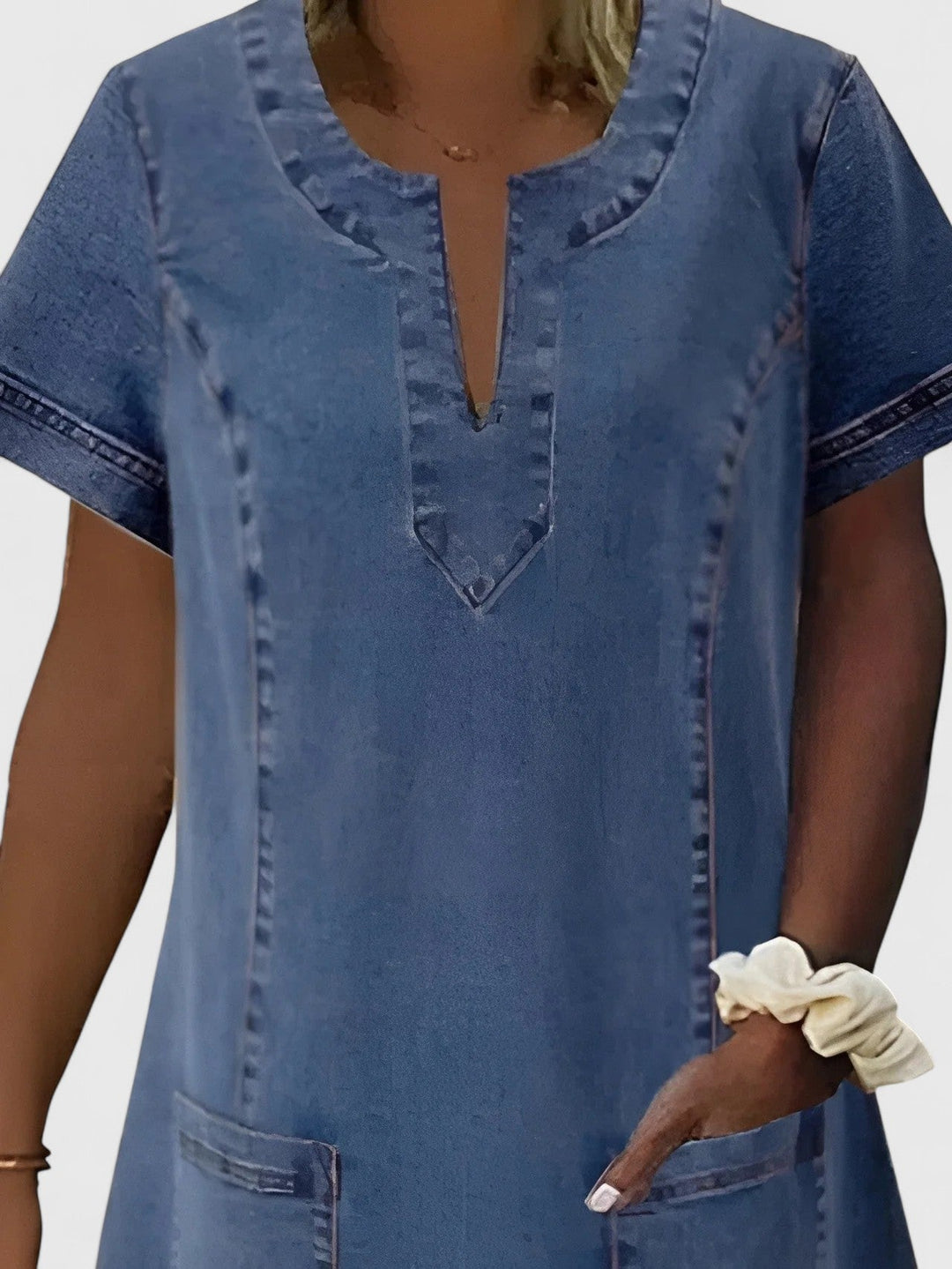 Renata | Elegantes Jeanskleid