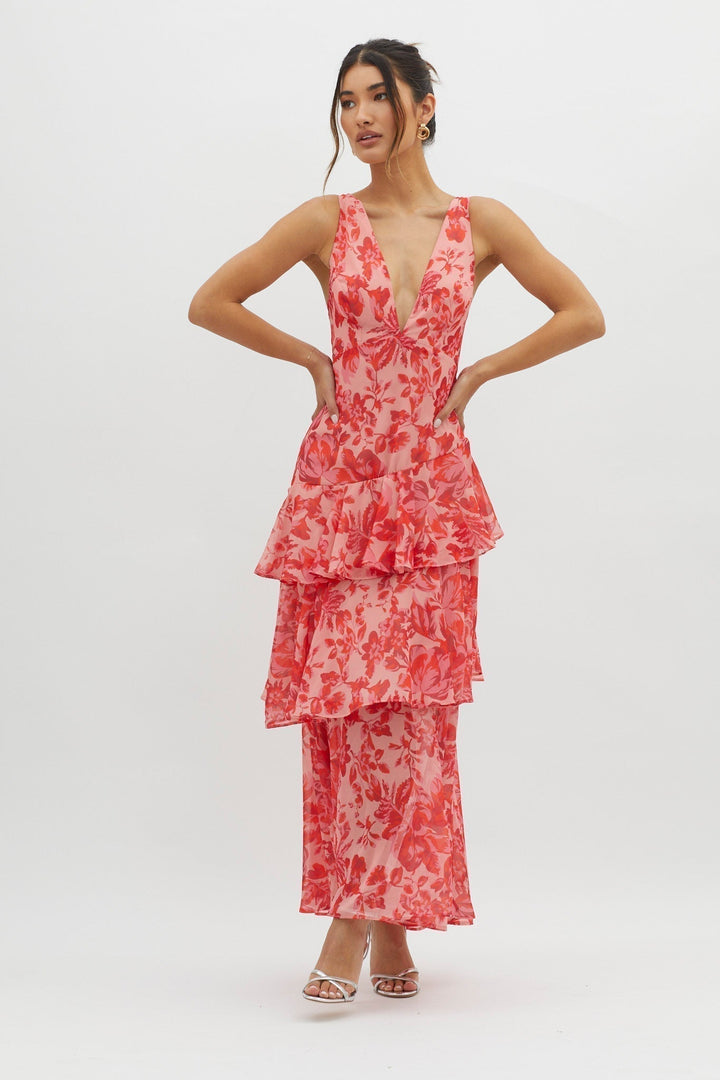 Sylvia | Raffiniertes Midikleid