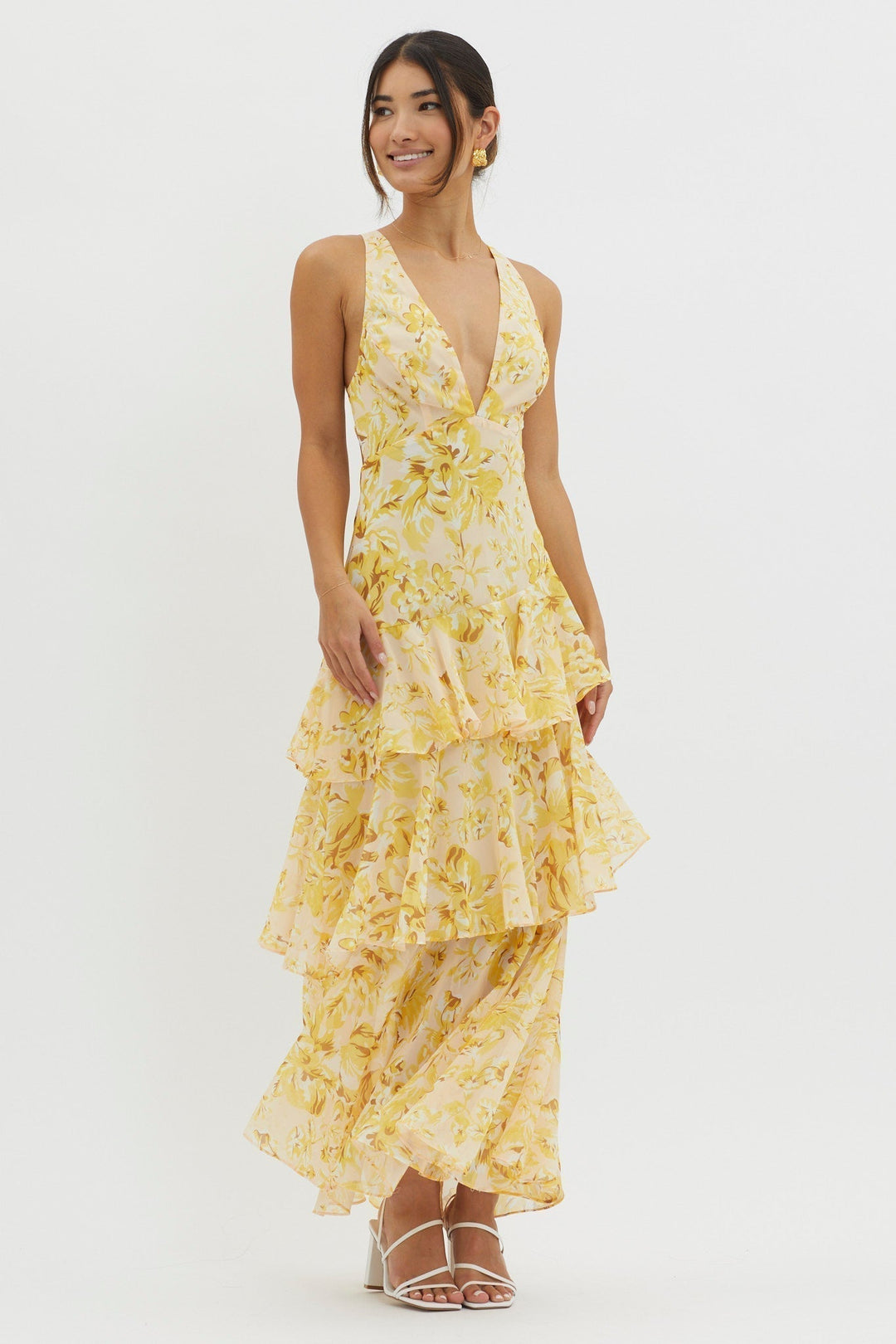 Sylvia | Raffiniertes Midikleid