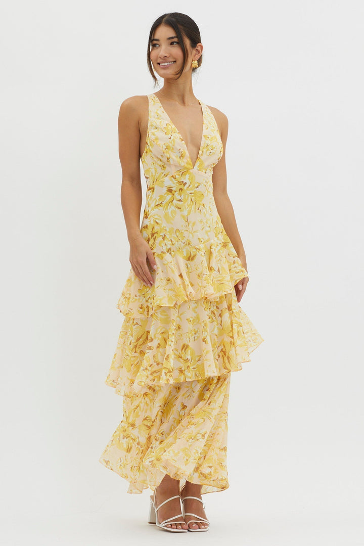 Sylvia | Raffiniertes Midikleid