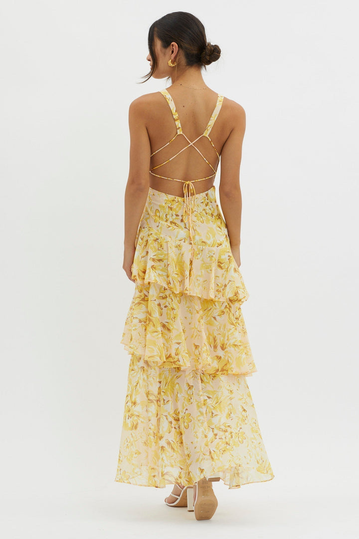 Sylvia | Raffiniertes Midikleid
