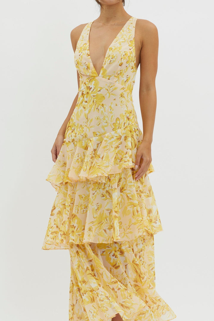 Sylvia | Raffiniertes Midikleid