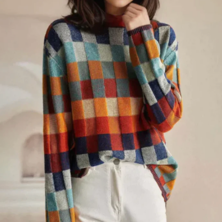 Katja | Bequemer Retro-Pullover