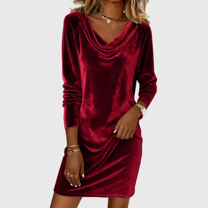 Nesa | Weites Samtkleid