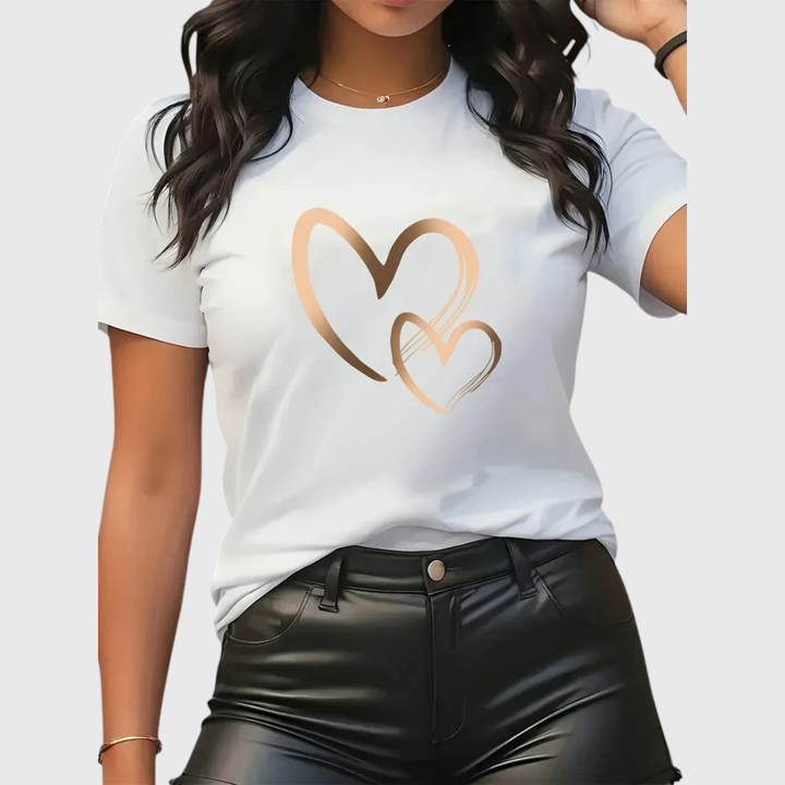 Ava | Bequemes Kurzarm-Shirt