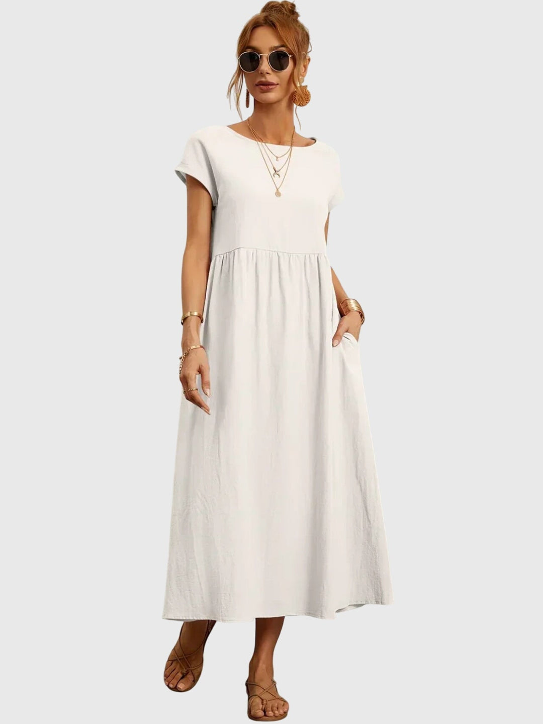 Dagmar | Lässiges Kleid mit Taschen