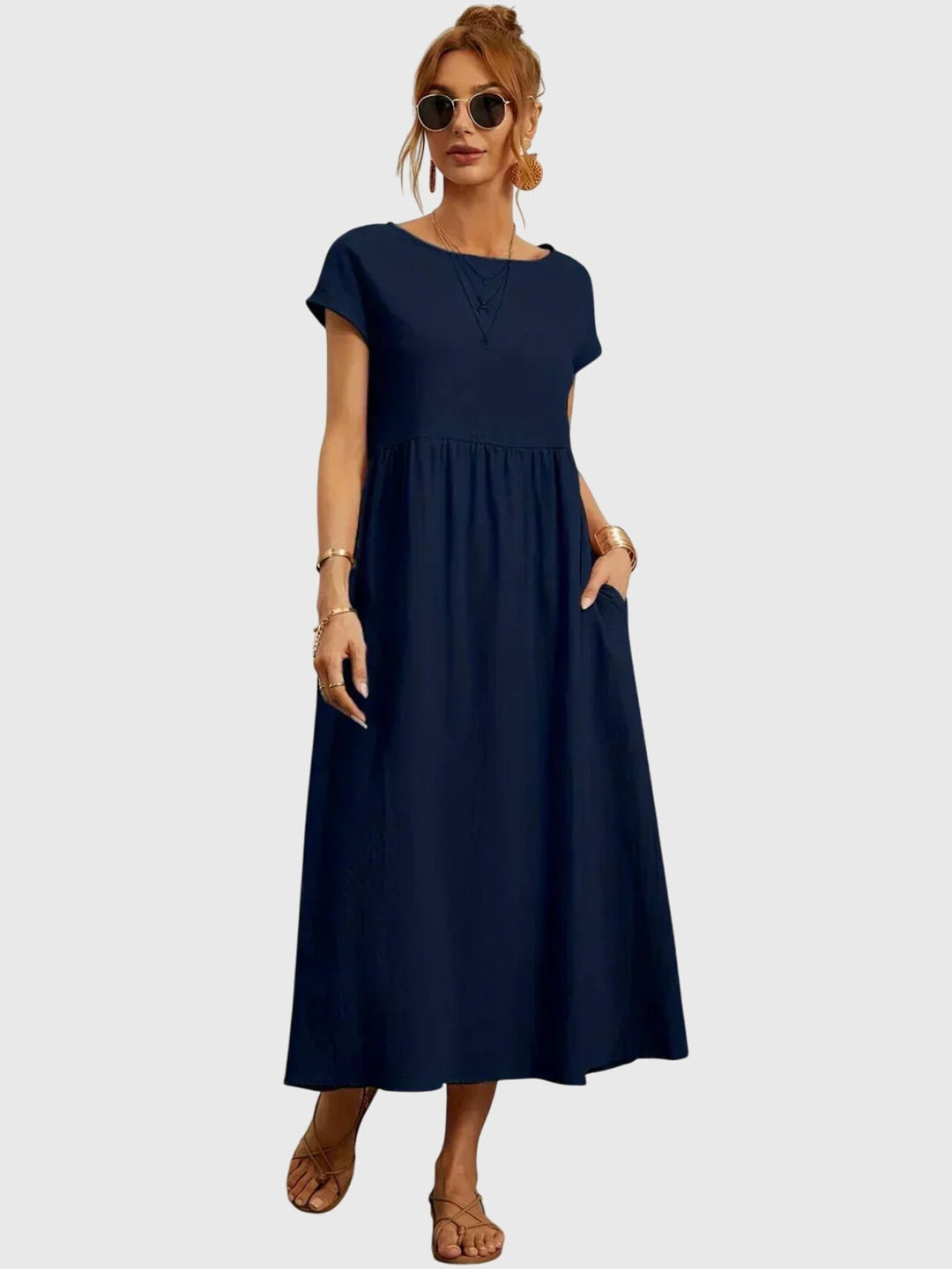 Dagmar | Lässiges Kleid mit Taschen