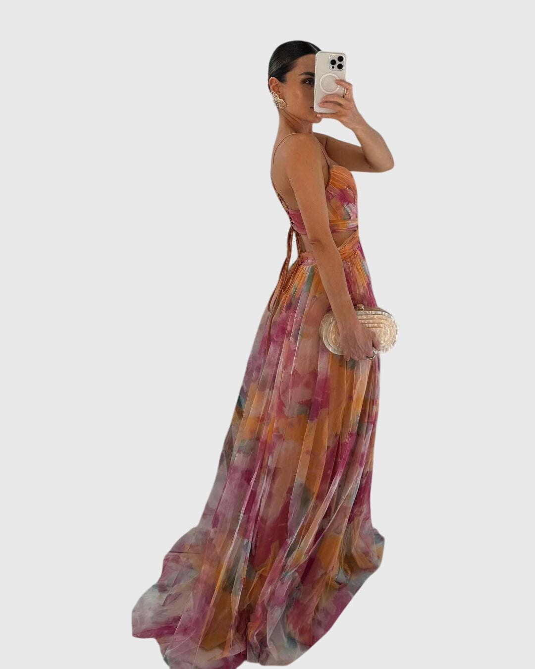 Sidonia | Geblümtes Maxikleid