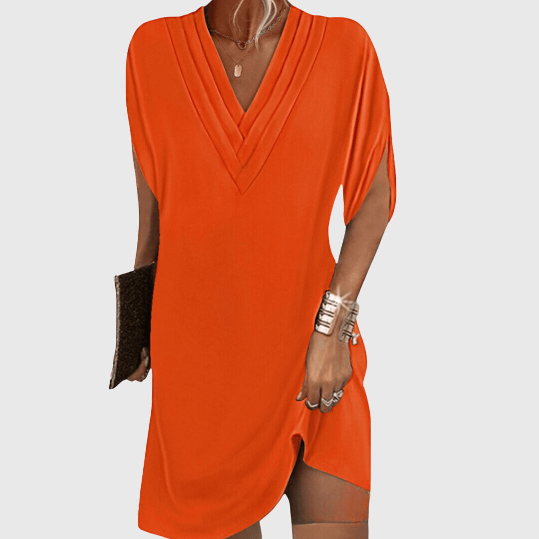 Riccarda | Elegantes bauchkaschierendes Kleid