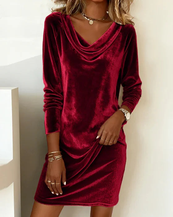Nesa | Weites Samtkleid