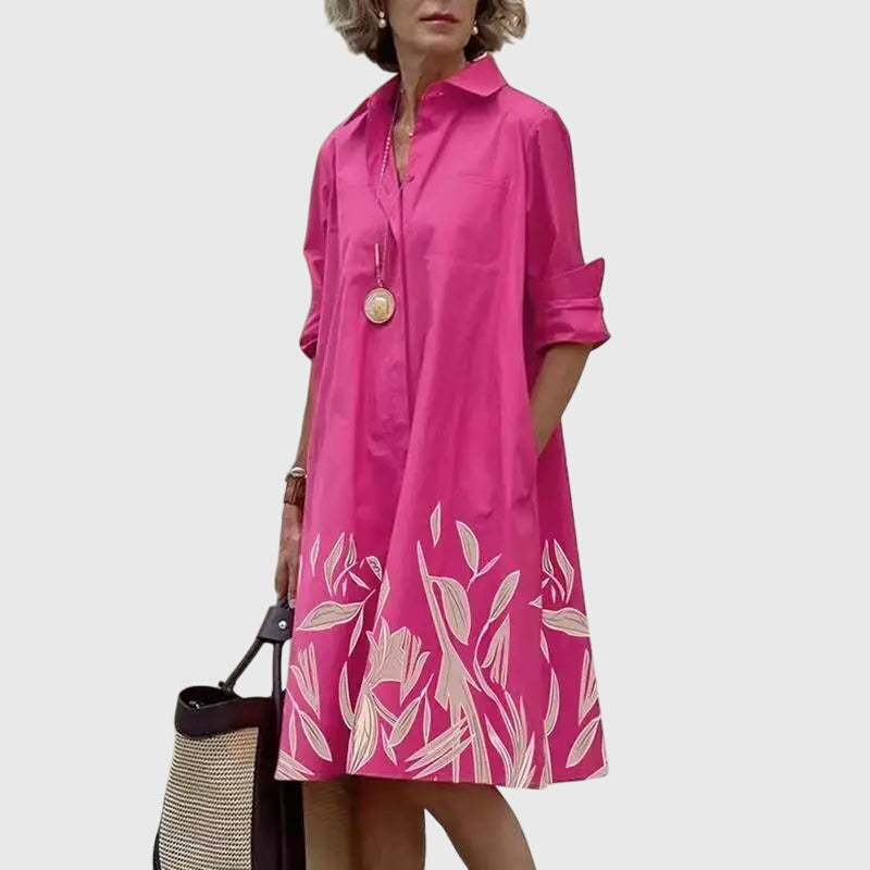 Veronika | Elegantes Kleid mit Taschen