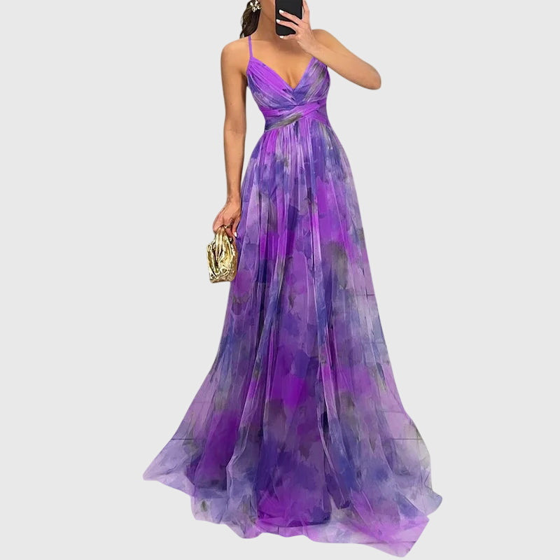 Sidonia | Geblümtes Maxikleid